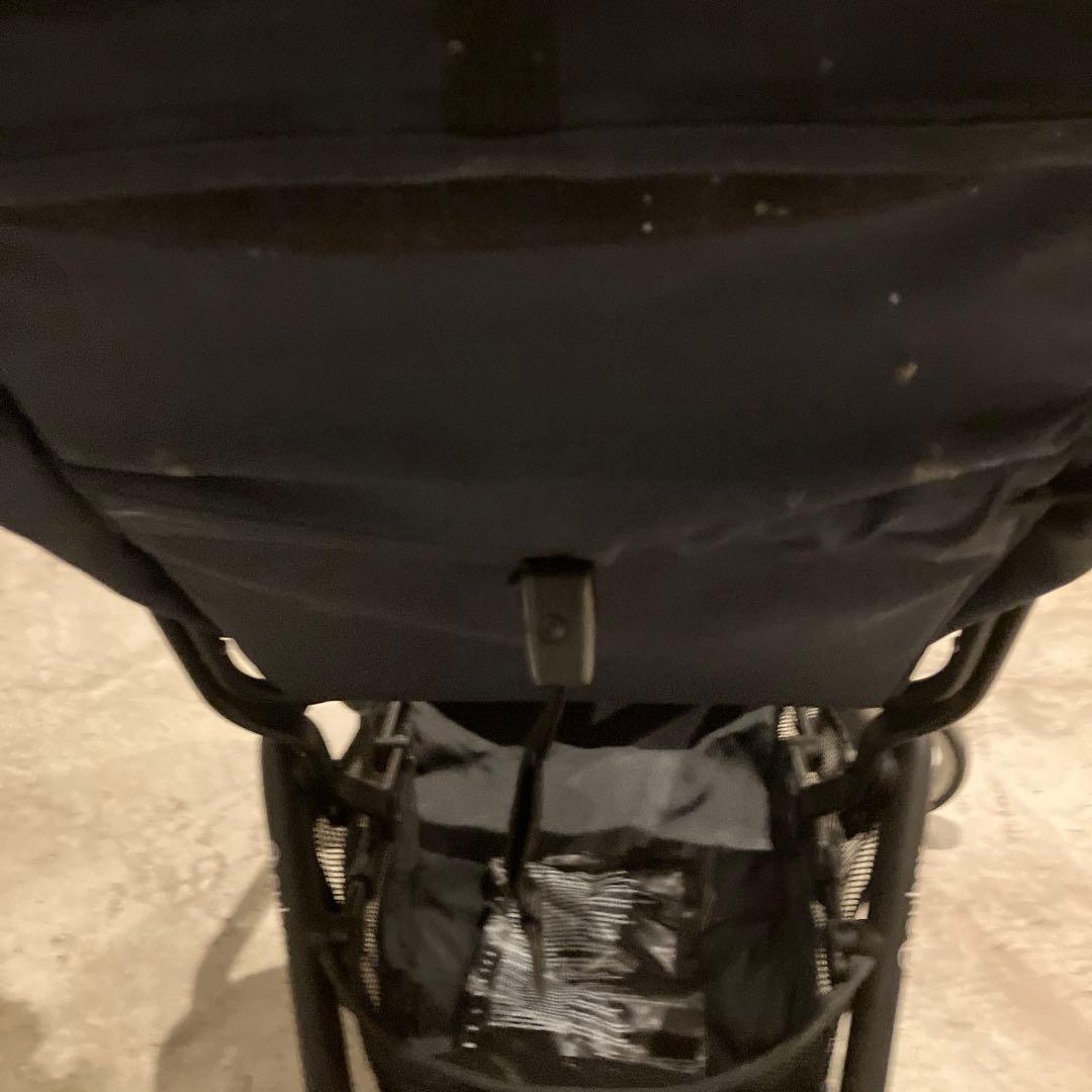 Cybex EASY S ネイビー ベビーカー 折りたたみ式　レインカバー付