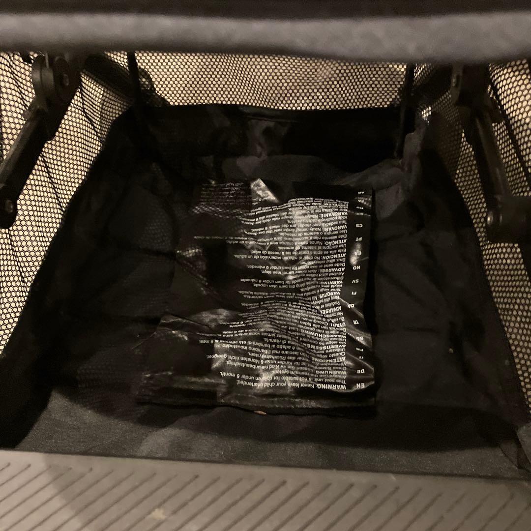 Cybex EASY S ネイビー ベビーカー 折りたたみ式　レインカバー付