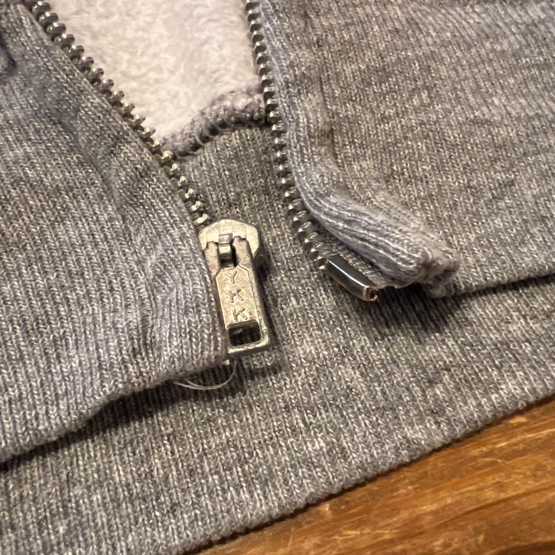 美品90s★ JERZEES アルミジップパーカー★USA製