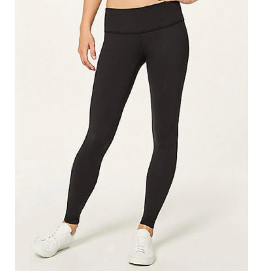 ルルレモン　ブラック レギンス　サイズ2