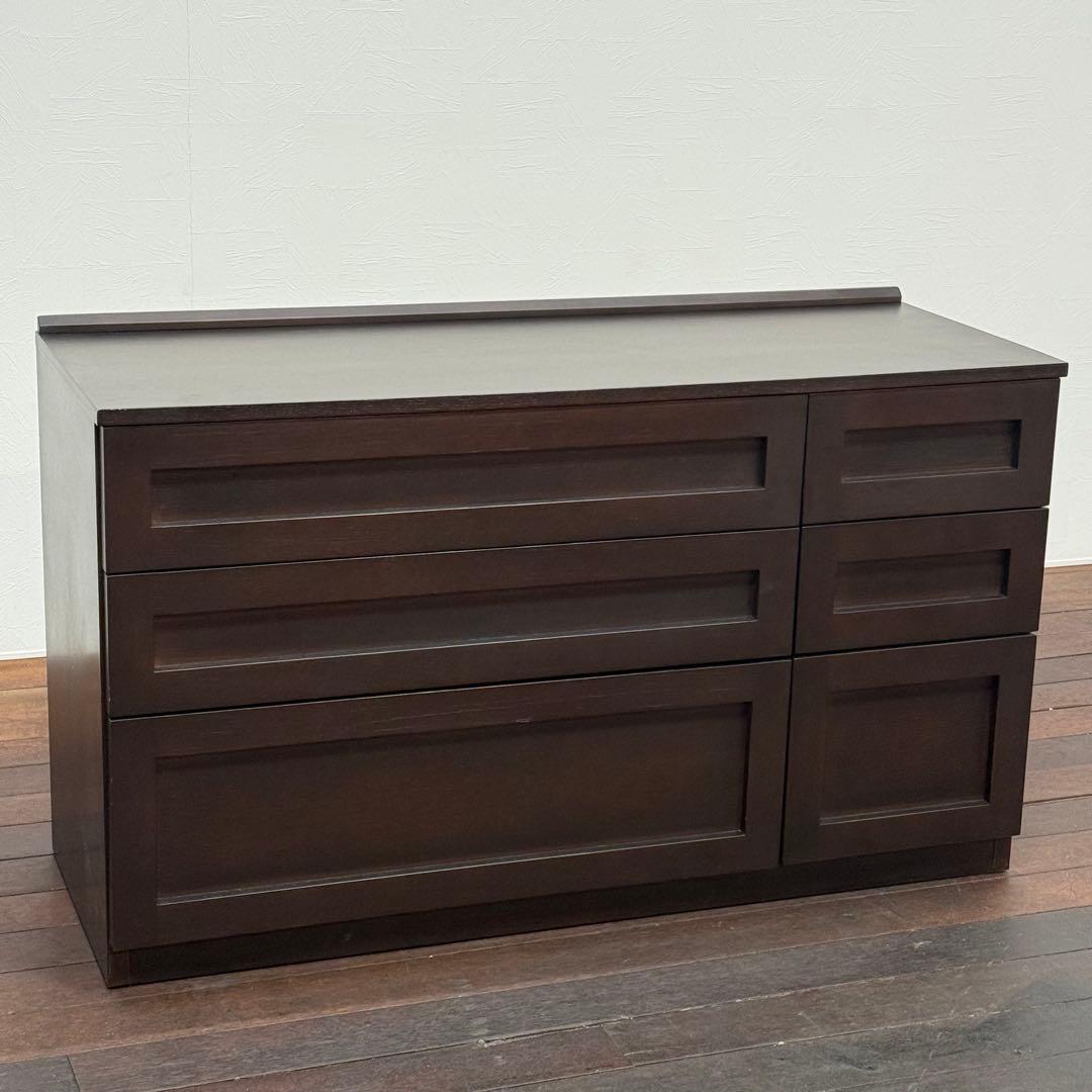 H21C9a IDC大塚家具 ヴィータ ドロワーチェスト WO-L40-DB