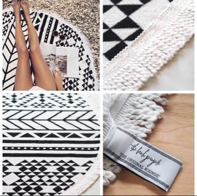 ラウンドタオル