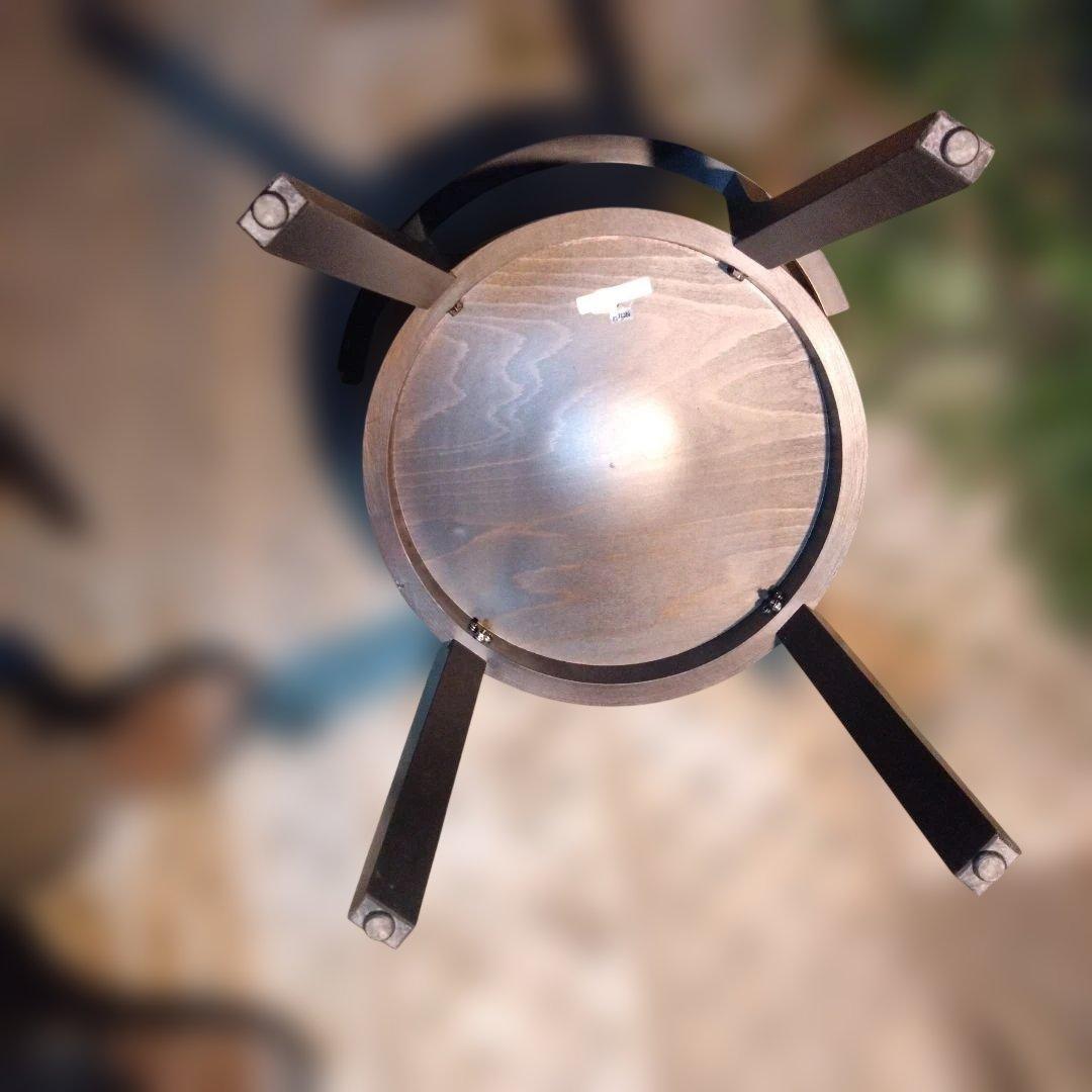 2脚セット　TON ダークブラウン 木製 椅子 アーチ型背もたれ