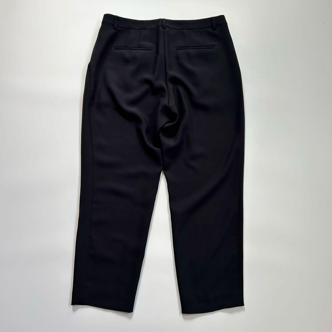 極美品♡23区　ノーカラージャケット　テーパードパンツスーツ　紺　大きいサイズ