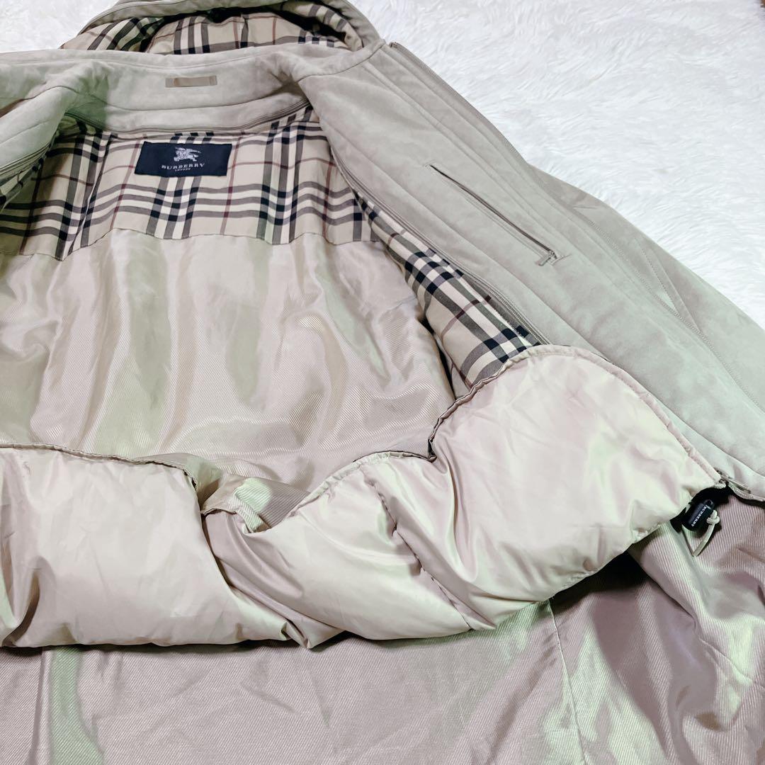 バーバリーロンドン　メガチェック　コート　フード付　ライナーダウン付　4way