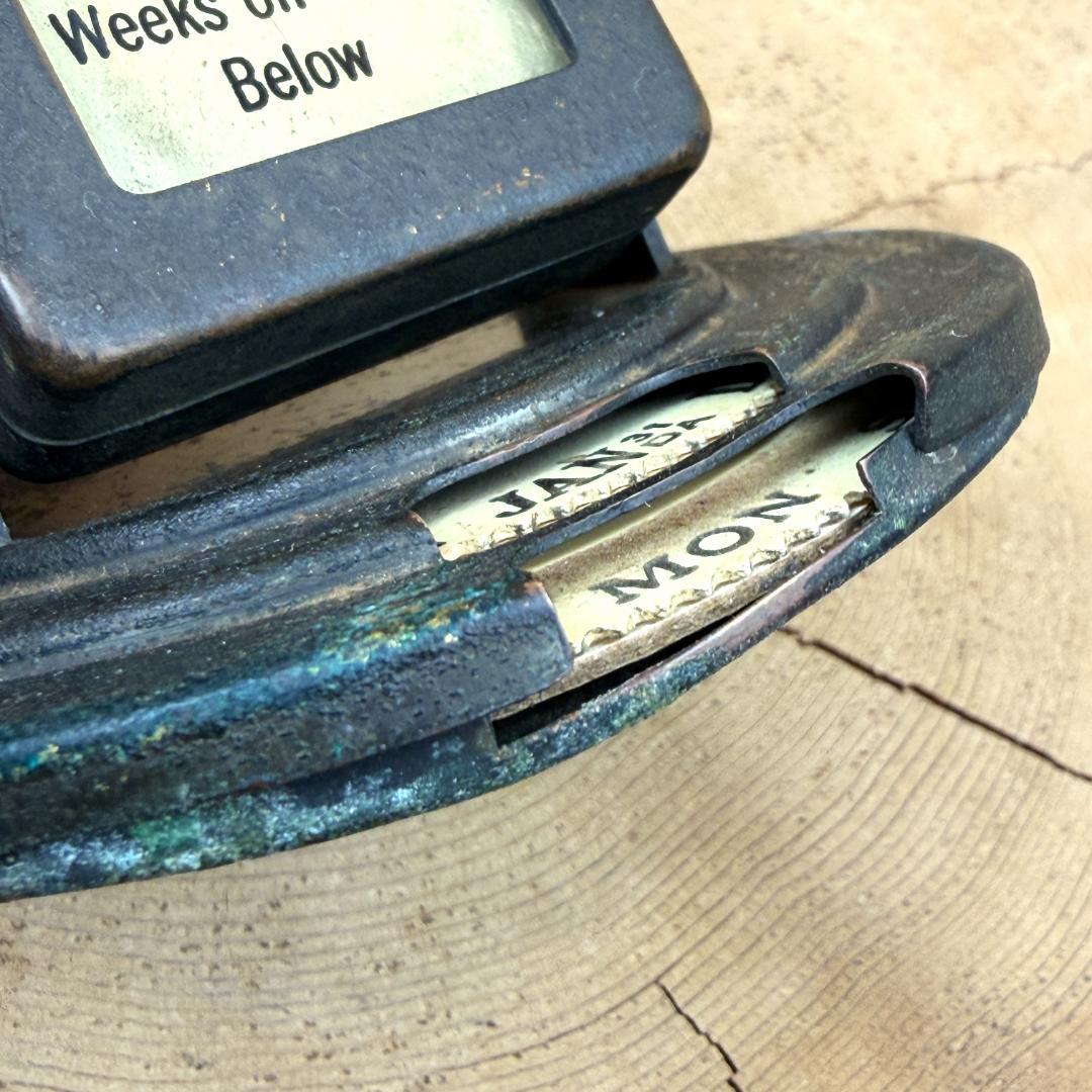 デスクカレンダー アンティーク アドバタイジング 店舗什器 ビンテージ 古道具