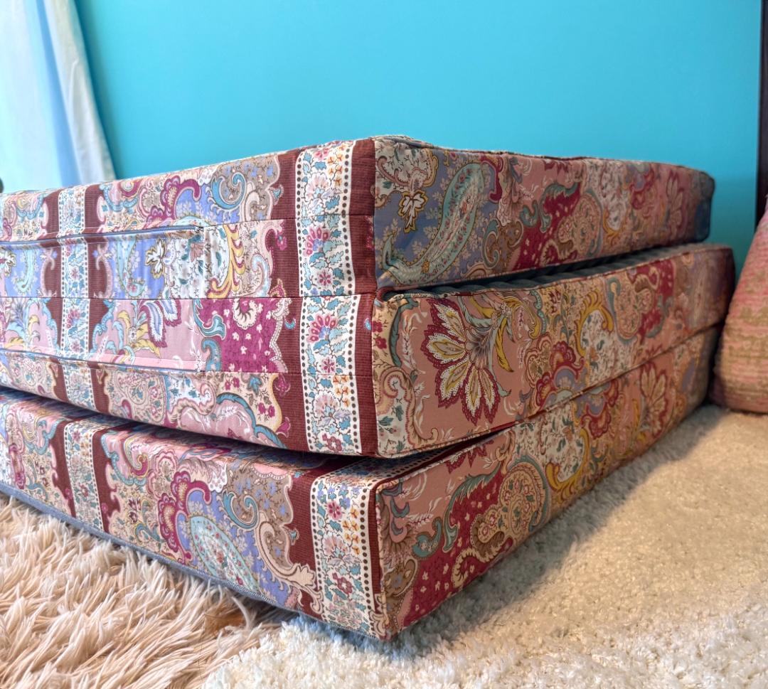 東京西川 カーボα レギュラー 100N 整圧 敷きふとん ダブル 寝具 美品