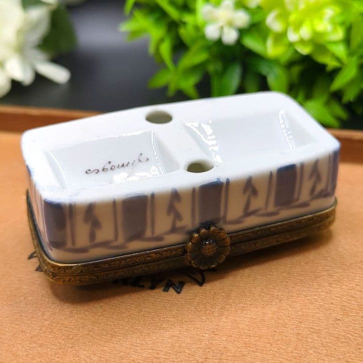 LIMOGES リモージュ トリンケットボックス 小物入れ 金彩