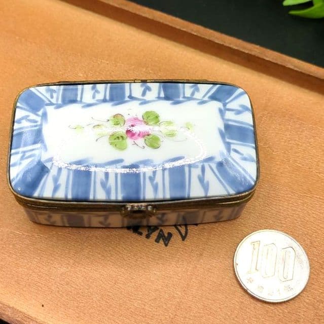 LIMOGES リモージュ トリンケットボックス 小物入れ 金彩