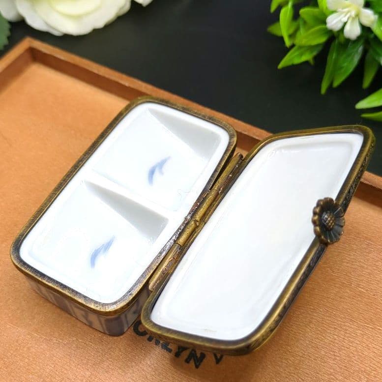 LIMOGES リモージュ トリンケットボックス 小物入れ 金彩