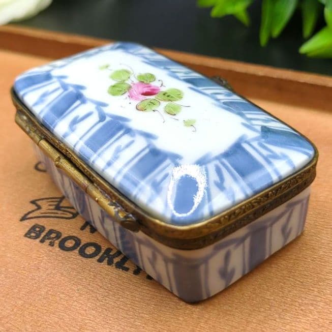 LIMOGES リモージュ トリンケットボックス 小物入れ 金彩