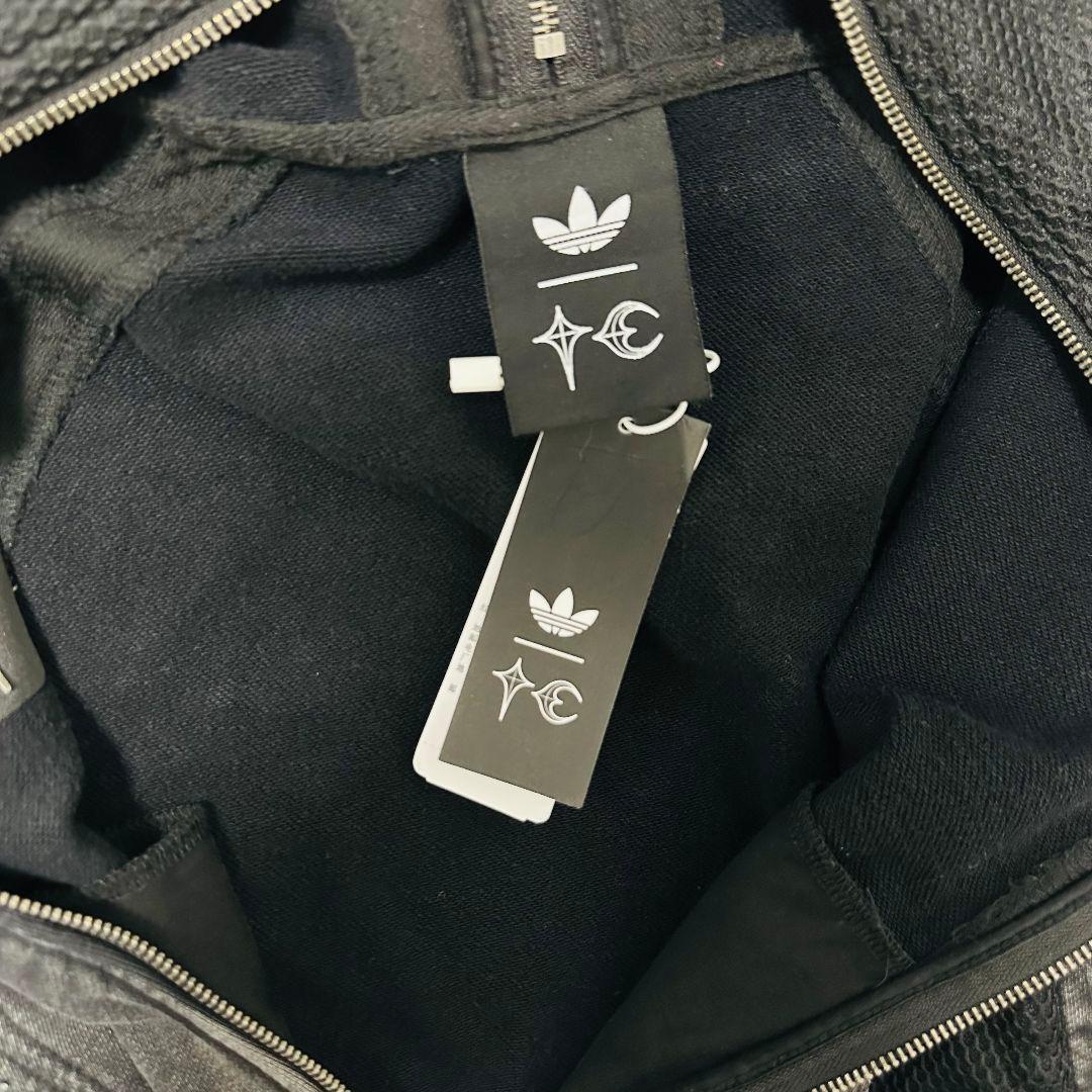 Thug club × adidas zipup パーカー ブラック