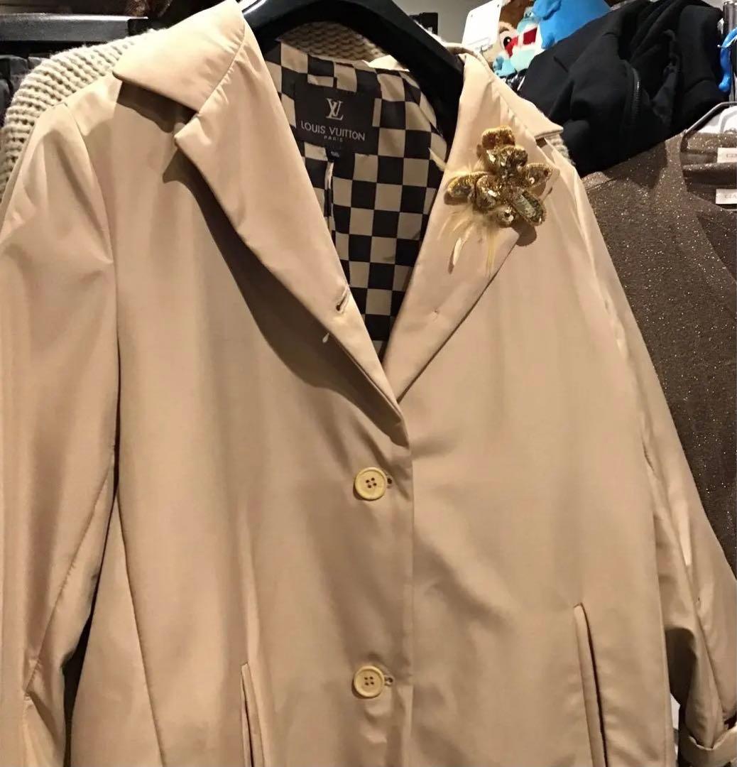 ひ*ん様 Louis Vuitton ベージュ トレンチコート