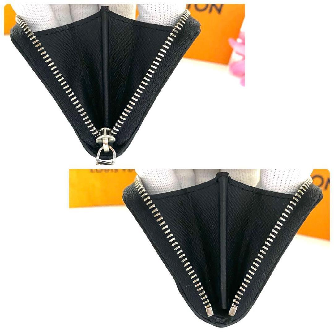 ルイ ヴィトン◎パース ダミエ グラフィット 現行 ラウンドファスナー 黒