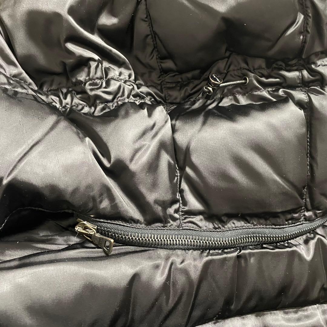 プラダ　ダウン　ロング　ベルト　ブラック　XL相当　サイズ42