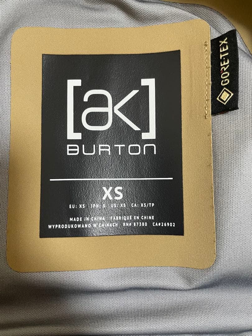 [ak] バートン　ゴアテックスビブパンツ　スノーボード