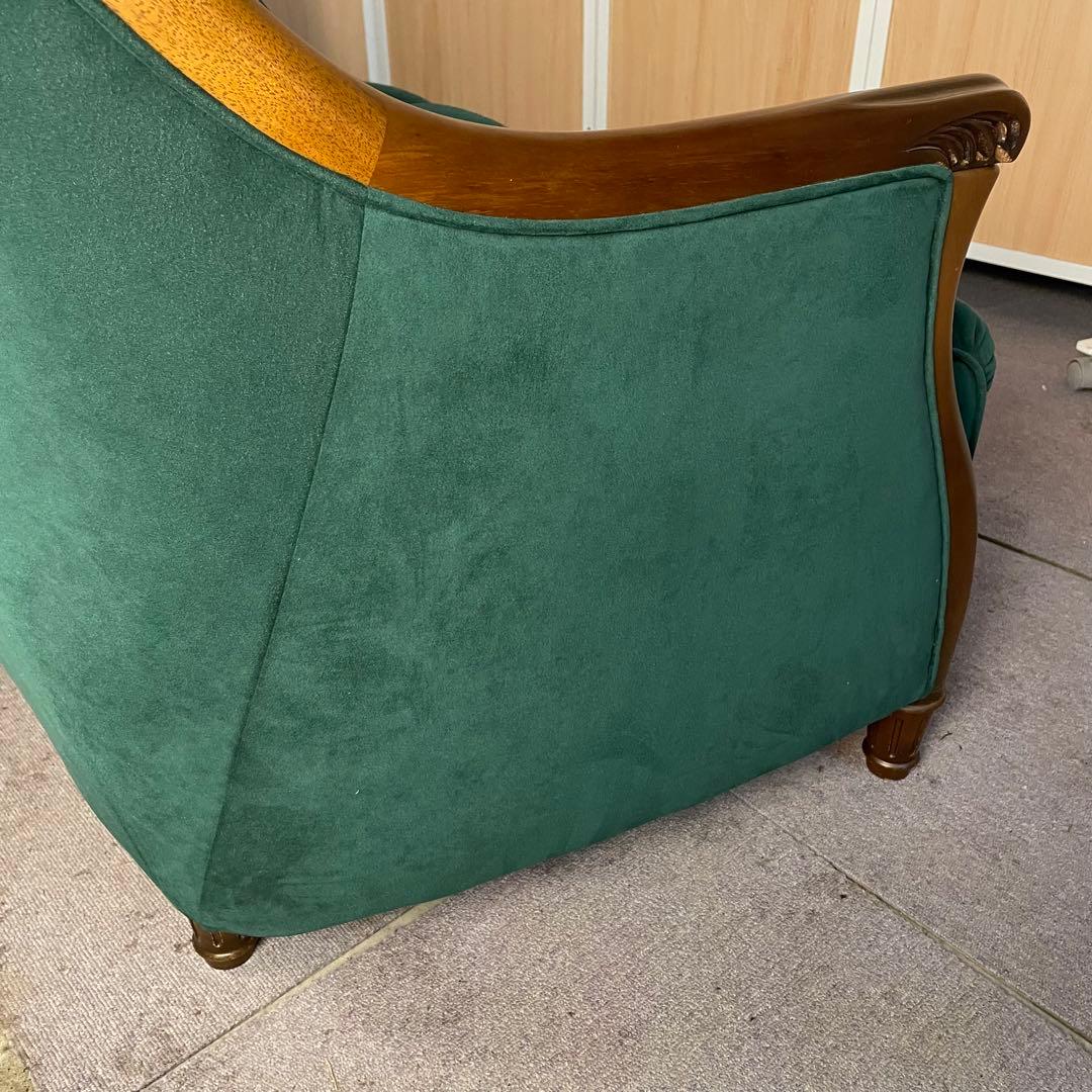 【希少】オールドマルニ　3人掛けソファー　グリーン　ヴィンテージ