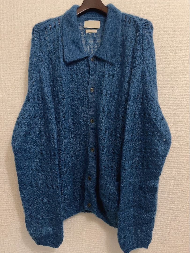 トップス yoke MOHAIR SILK MESH KNIT SHIRT sample