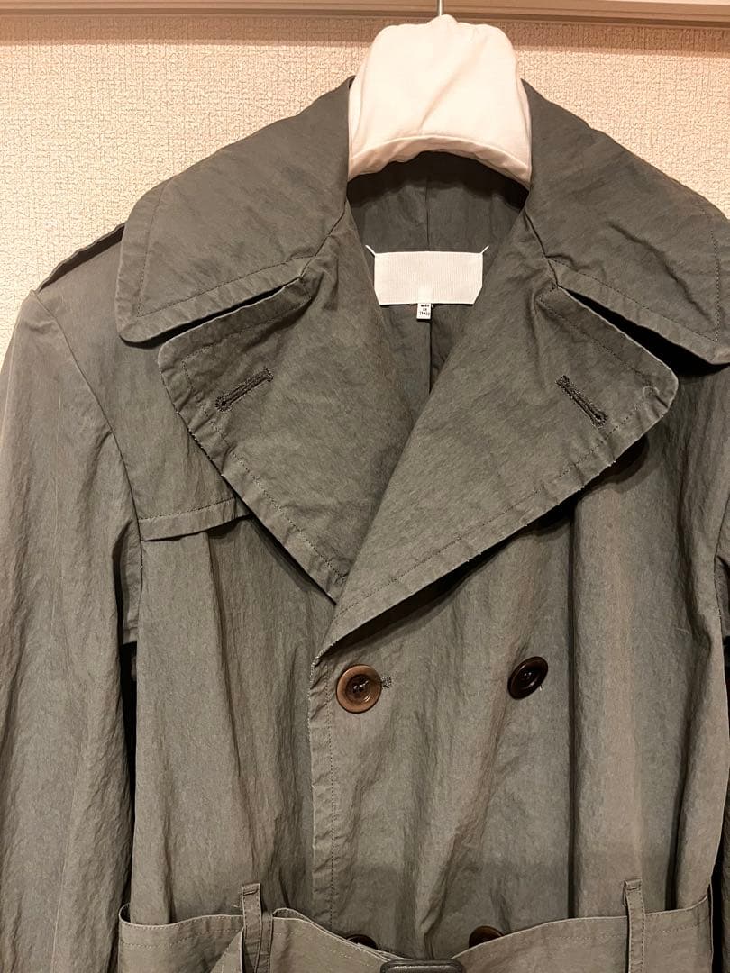 未使用 maison margiela 23aw トレンチコート mm6白タグ