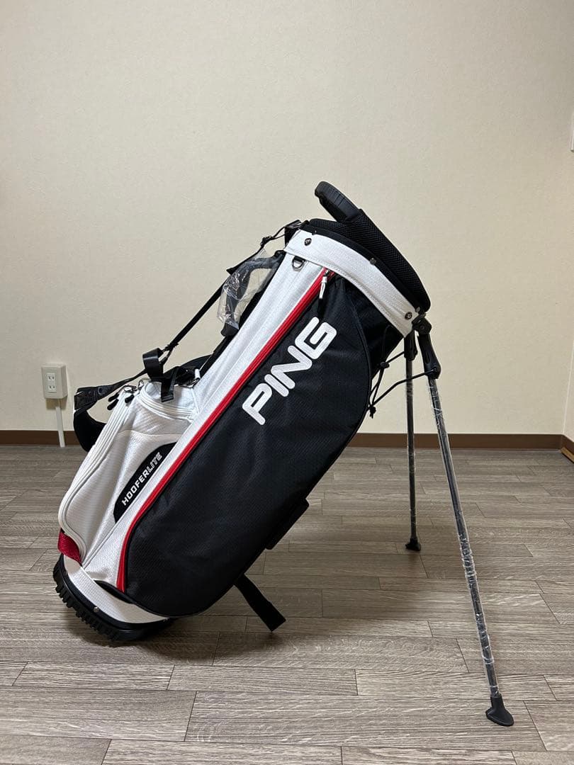PINGのHoofer Liteスタンドキャディバッグ　トリコロール　未使用品