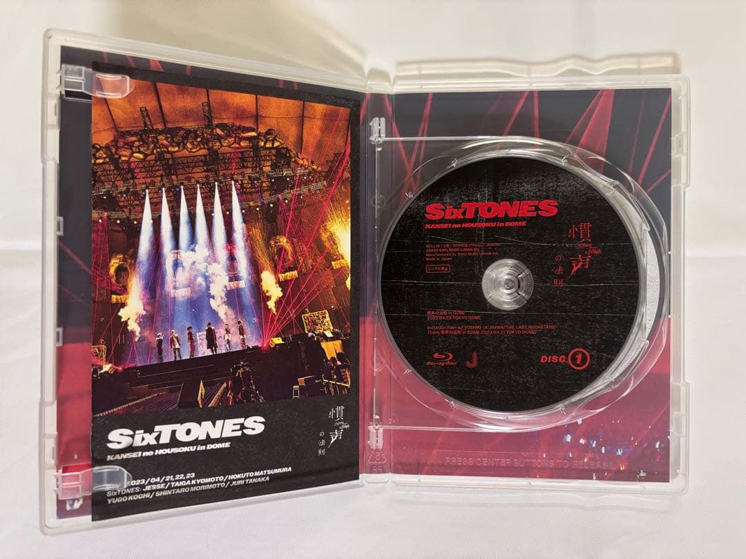 SixTONES「慣声の法則 in DOME」「VVS」「YOUNG OLD」