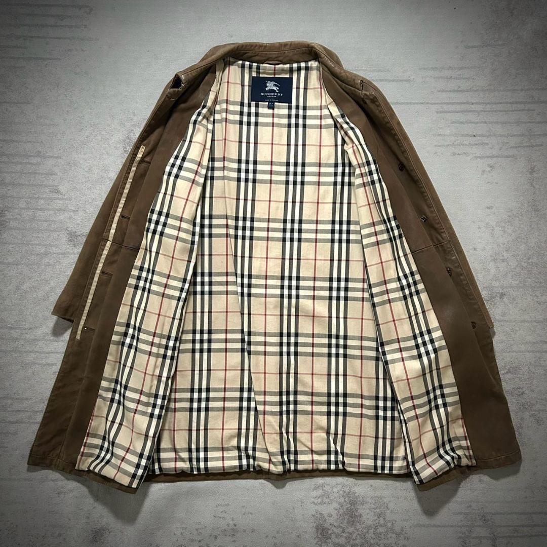 美品 BURBERRY 90's 入手困難 オールレザー L相当 ノバチェック