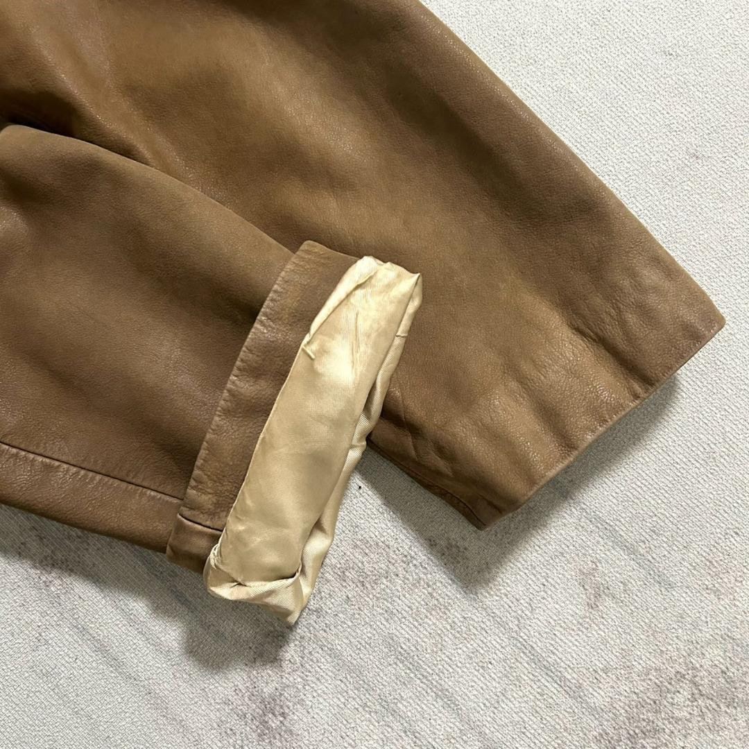 美品 BURBERRY 90's 入手困難 オールレザー L相当 ノバチェック