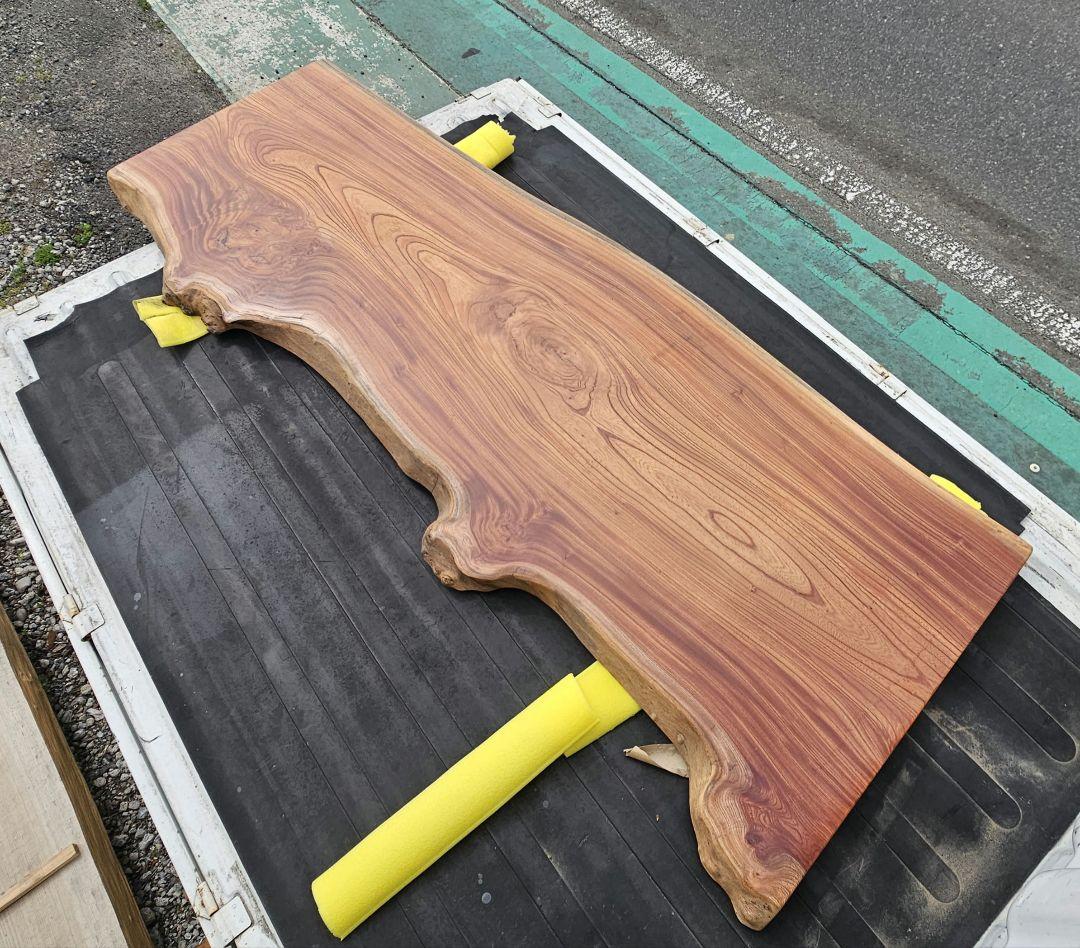 く*ぷ様 欅　瘤杢　一枚板　ダイニング　テーブル　カウンター