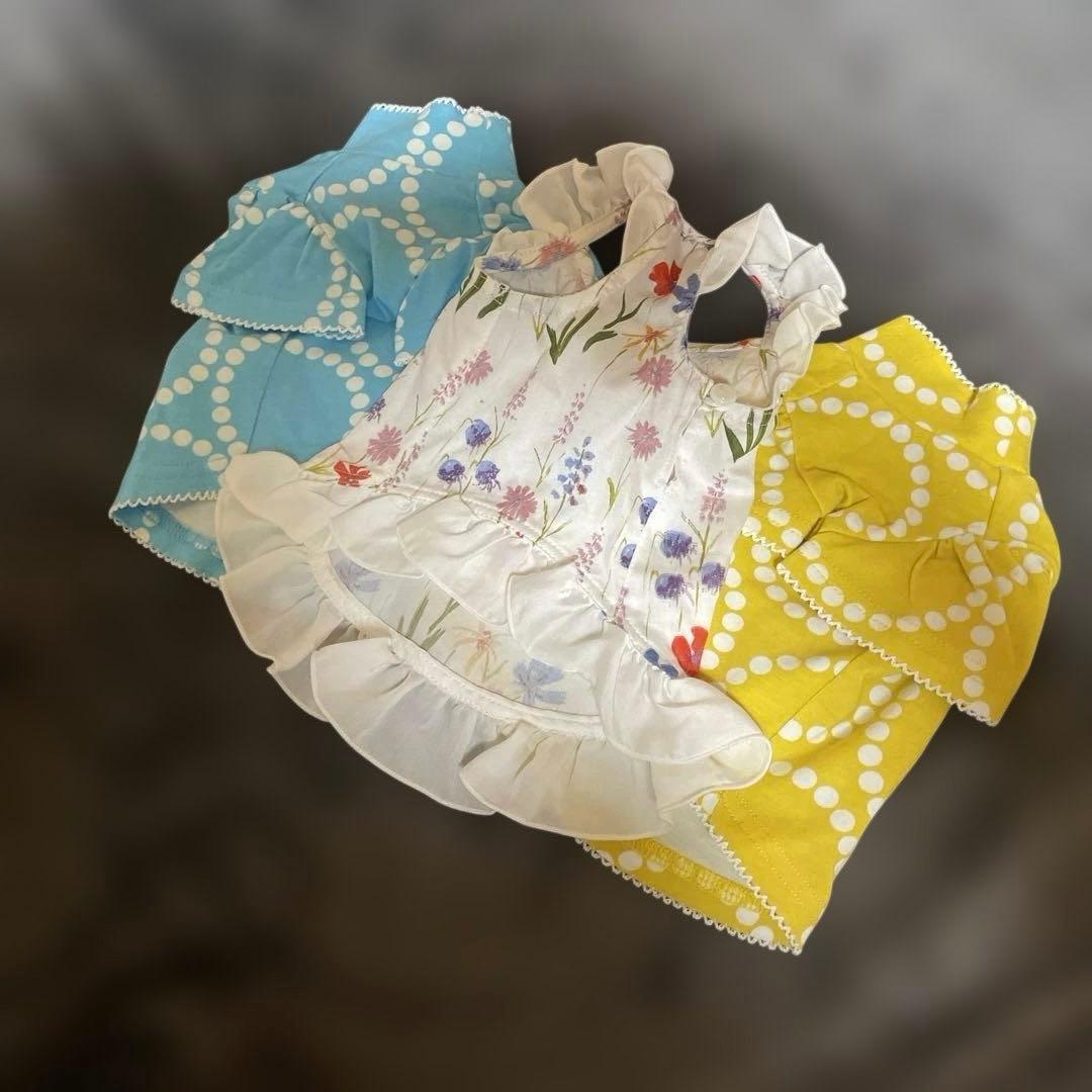 アトリエgg ワンピースとスモックの三点セットサイズ18