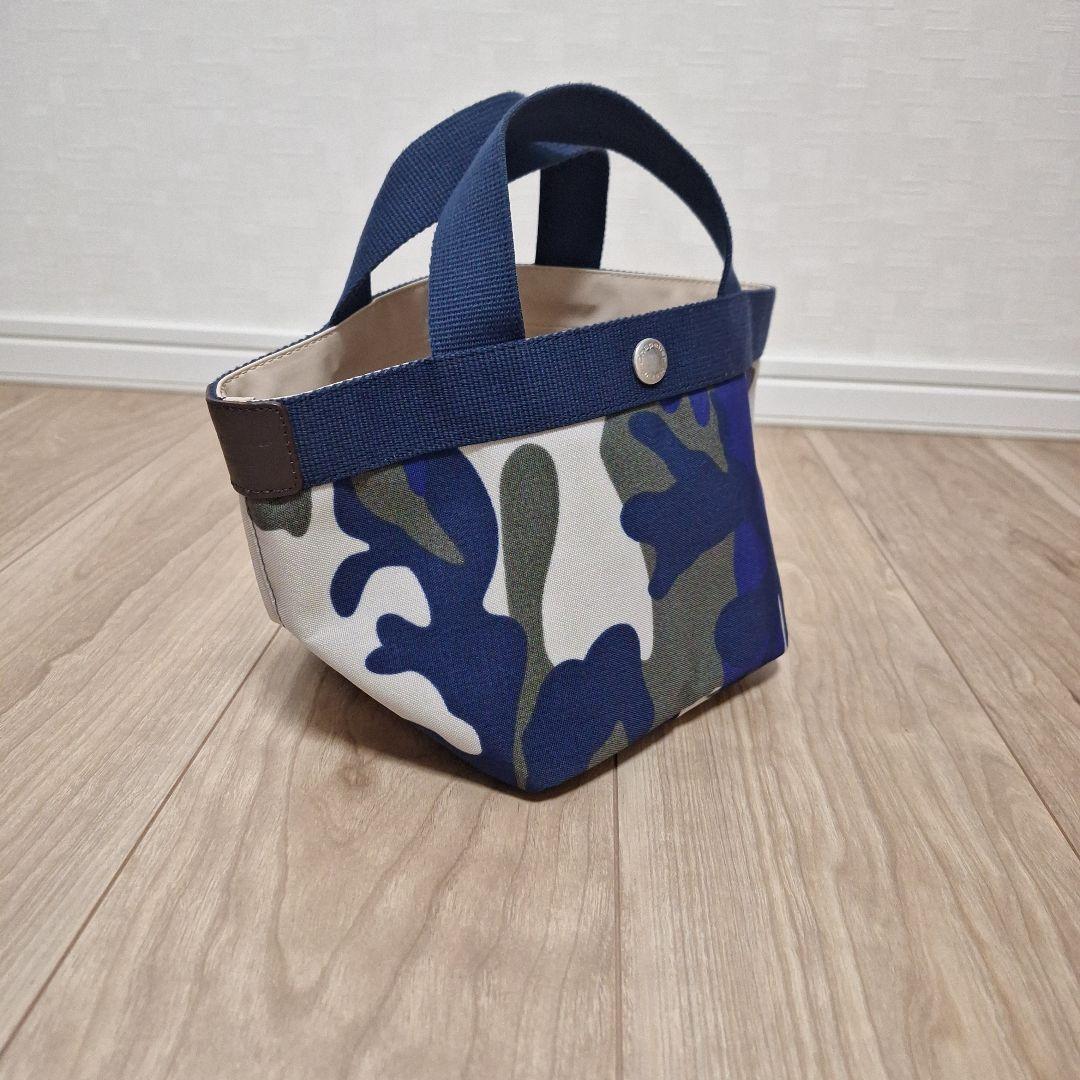 エルベシャプリエ　トートバッグ　グリブルー