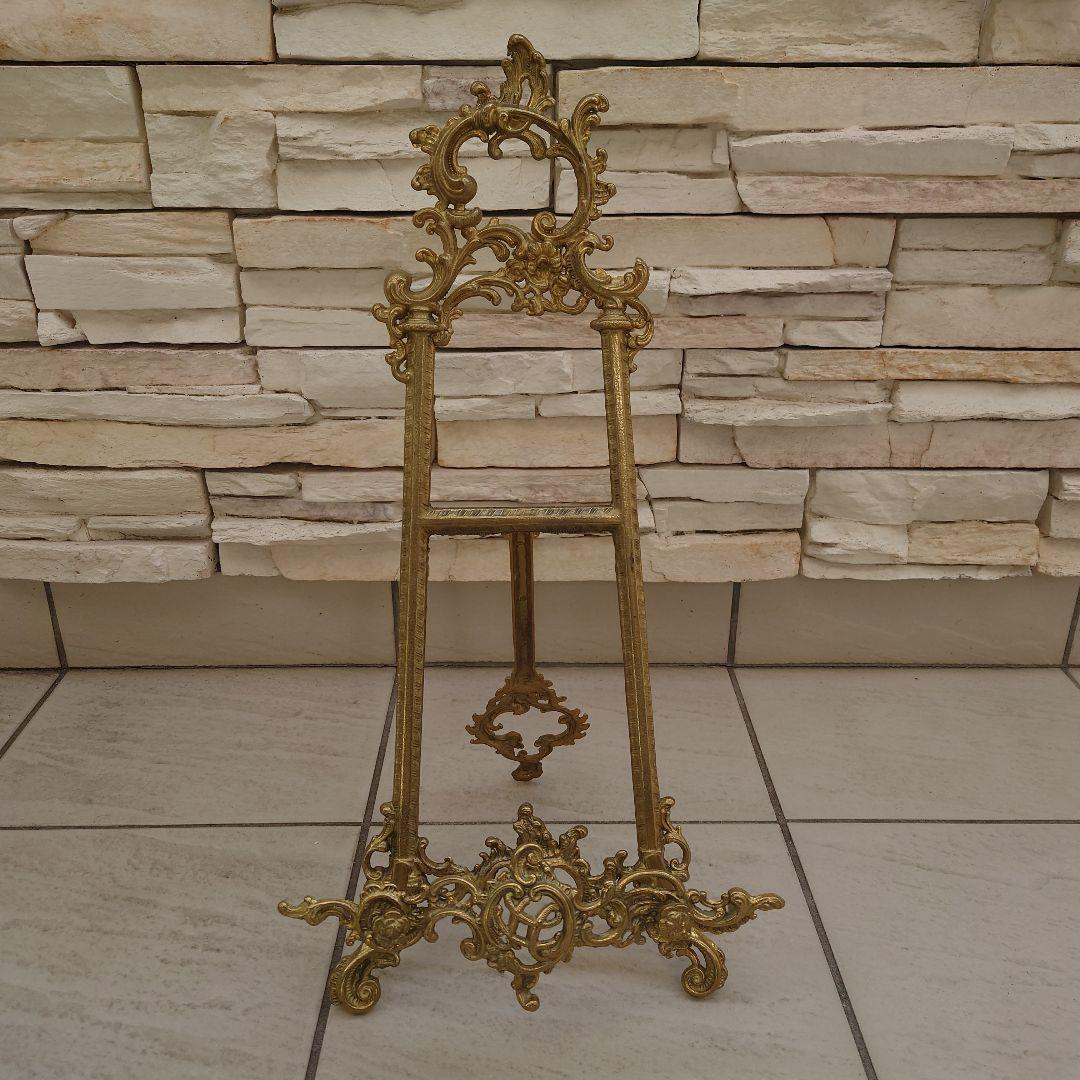 イタリア真鍮イーゼル特大