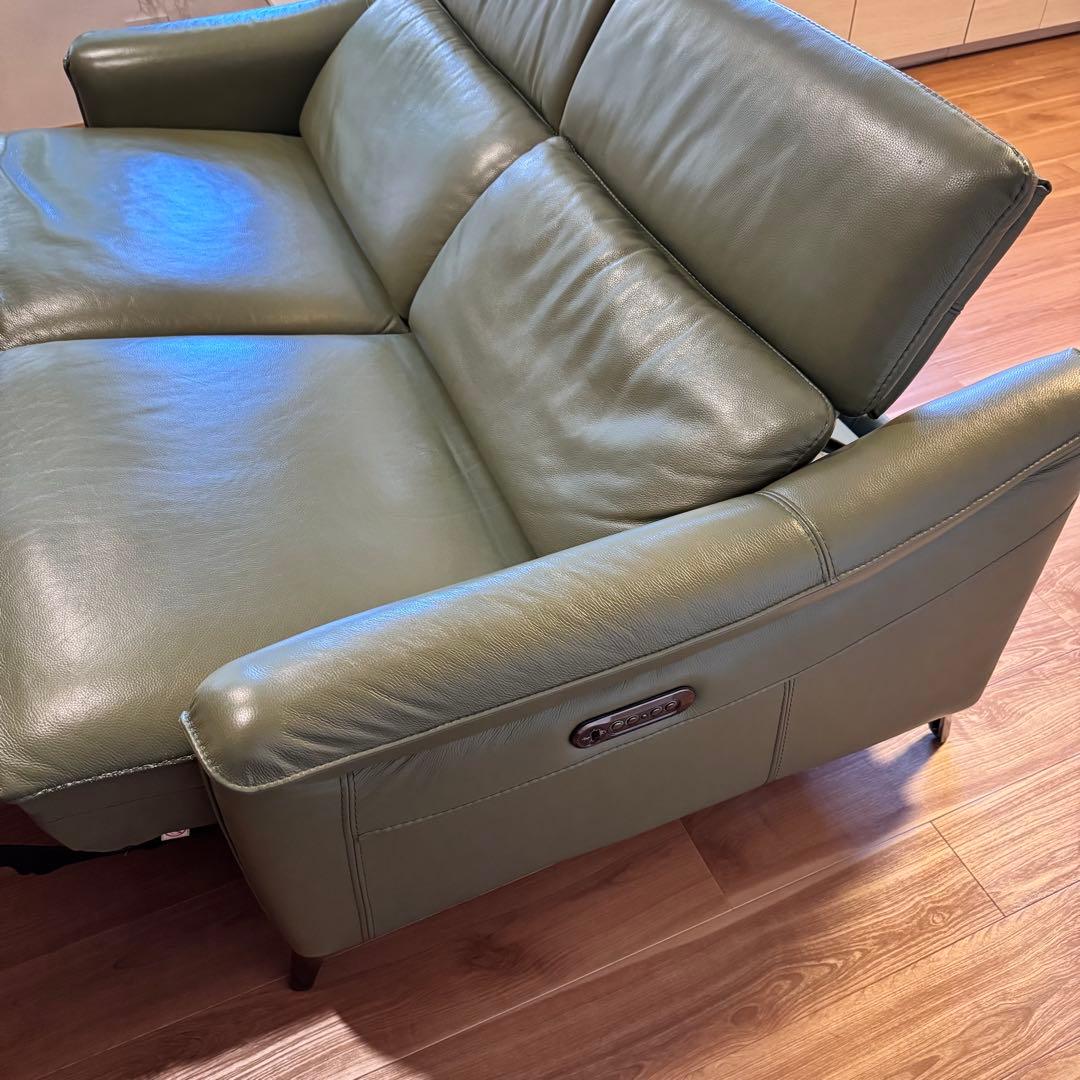 【IDC大塚】本革電動リクライニング ソファ L/S RELAX-49