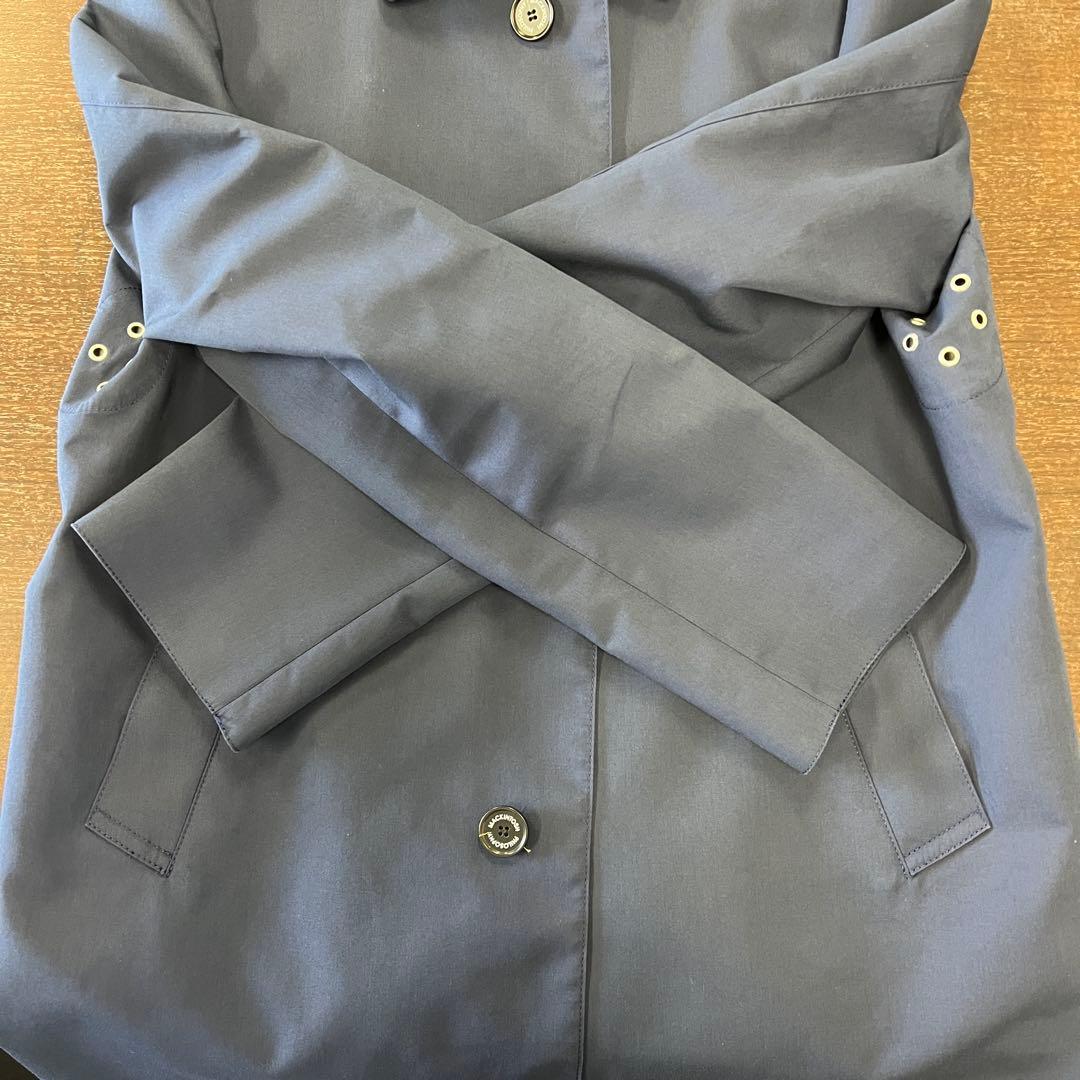 マッキントッシュ　ネイビー トレンチコート ステンカラーコート