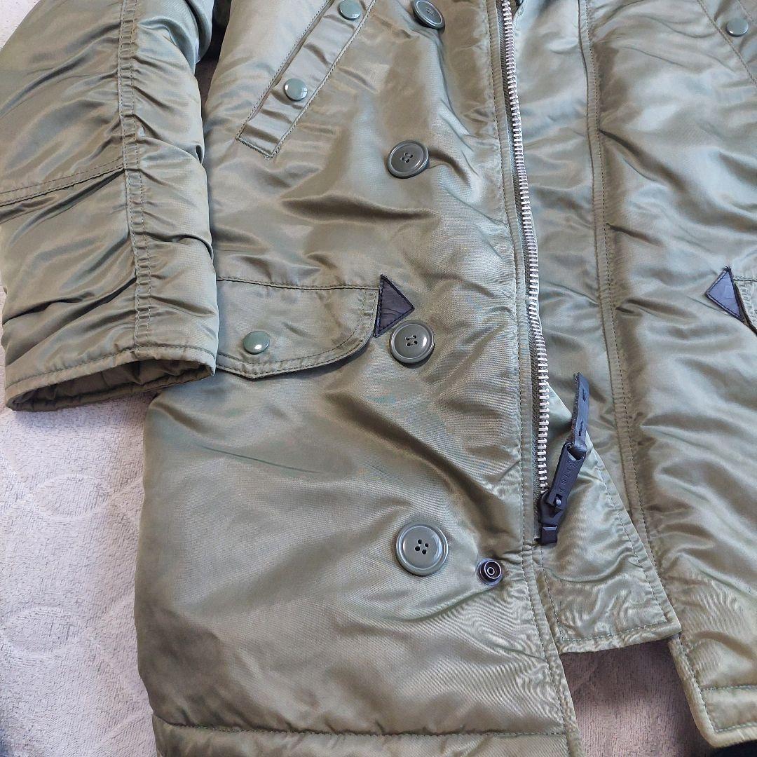 【極美品】ALPHA INDUSTRIES N3B モッズコート S ファー付き