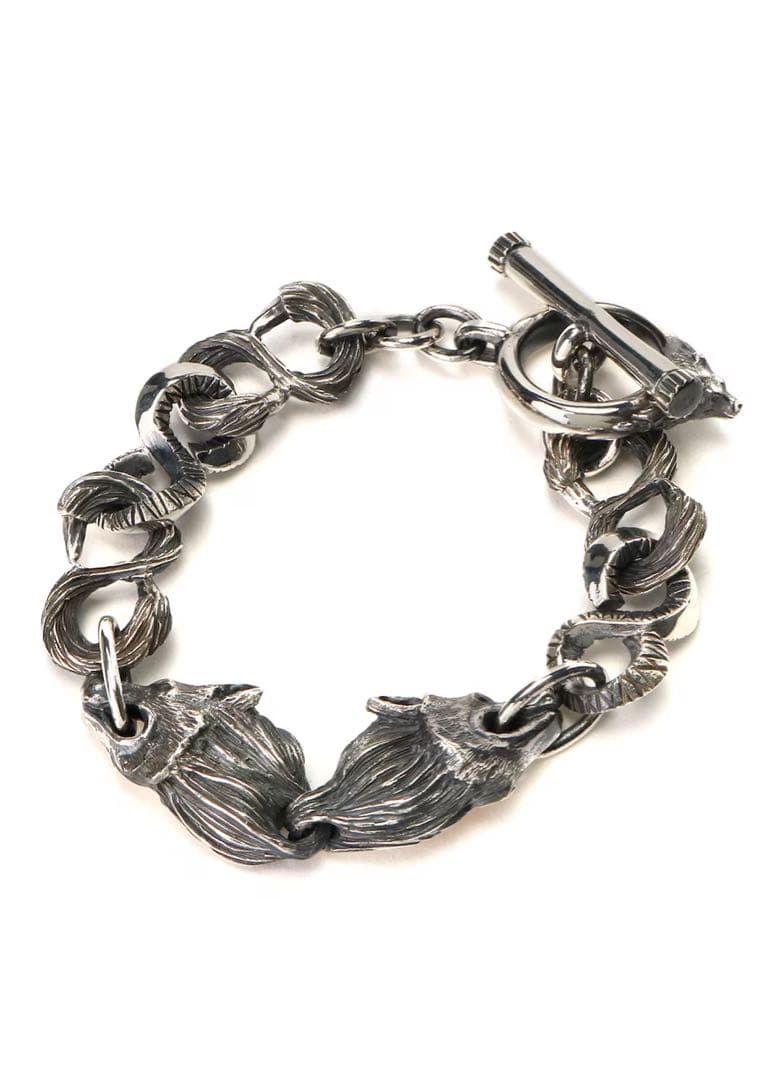 アクセサリー SILVER 950 WOLF BRACELET