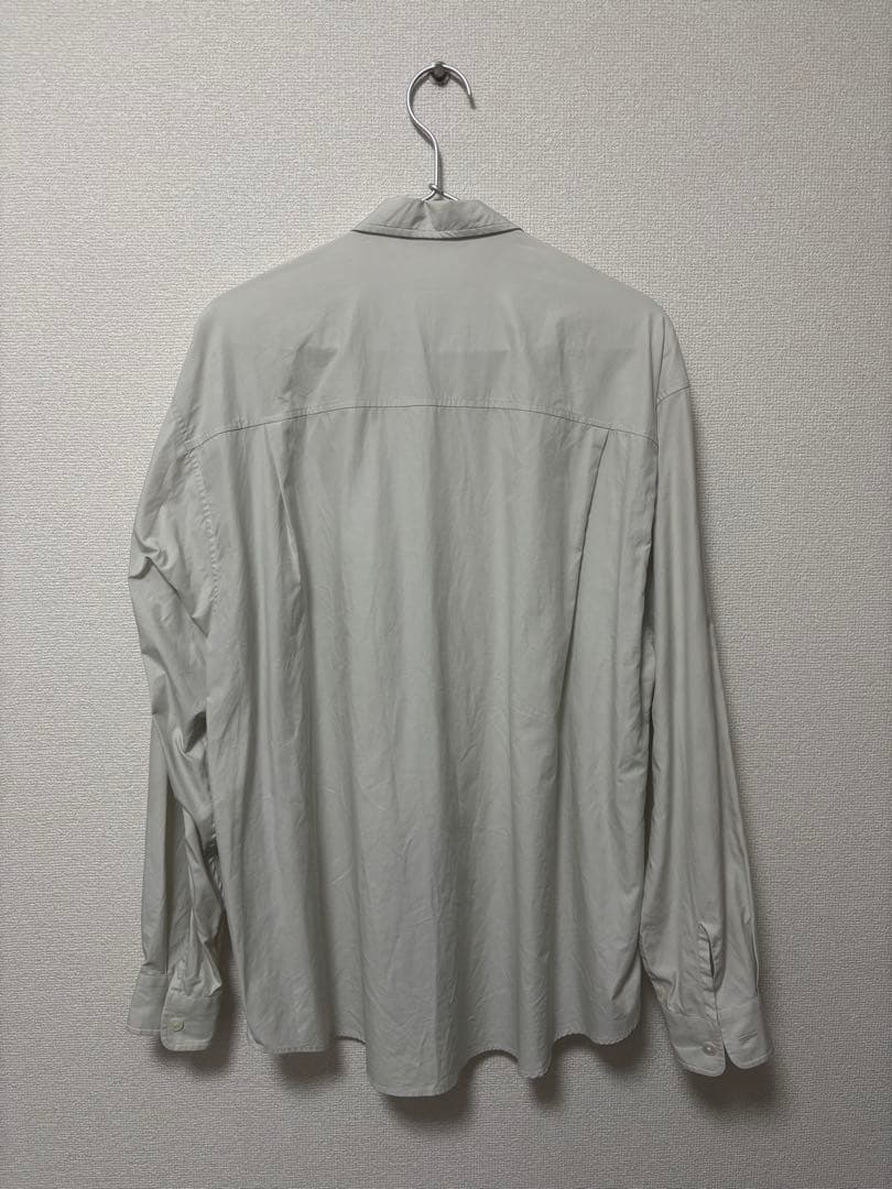 トップス AURALEE WASHED FINX TWILL BIG SHIRTS 3