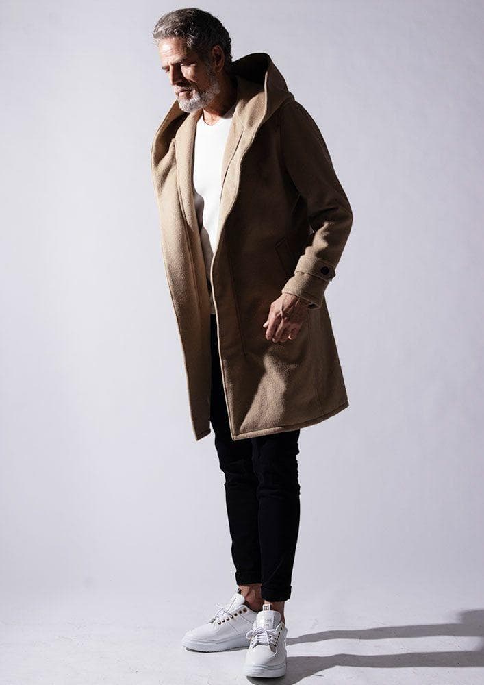 ka_bo【AKM】WRAP HOODED コート【新品・未使用・タグ付】