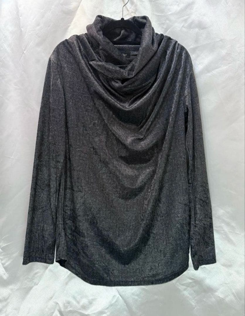 トルネードマート　ベロア両面デニム転写パイソンエンボスカットソー　プルオーバー