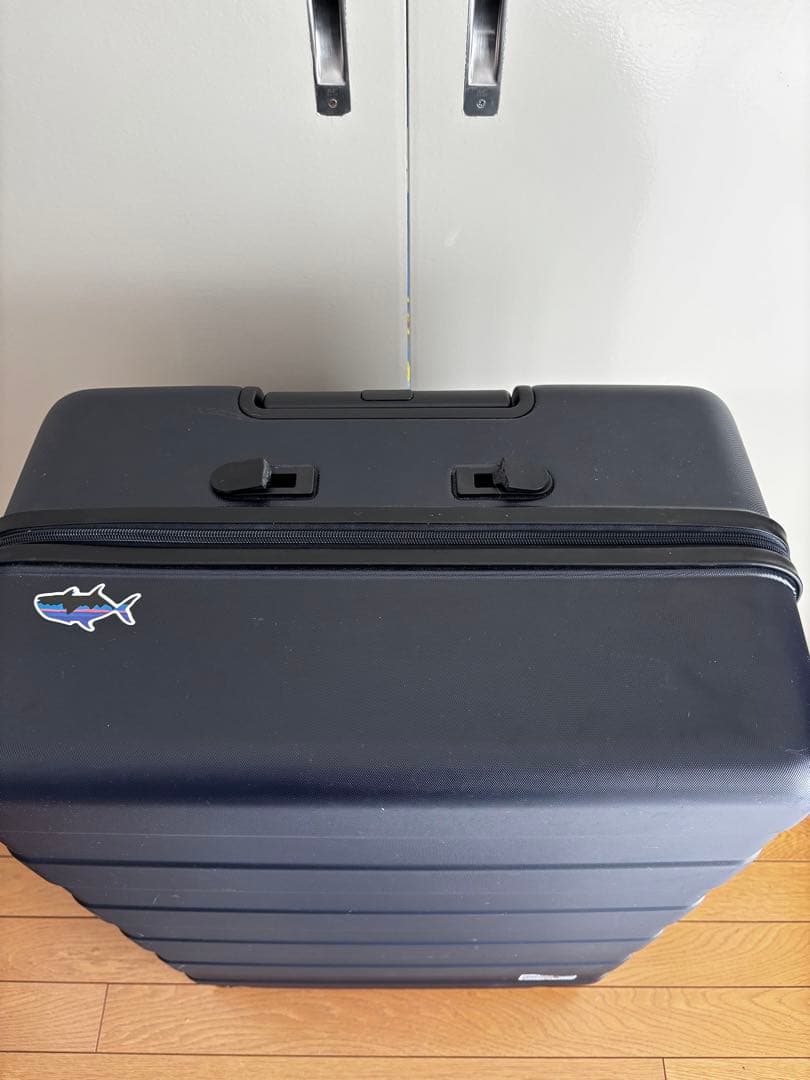 無印良品　スーツケース　キャリーケース105 ネイビー　ストッパー付