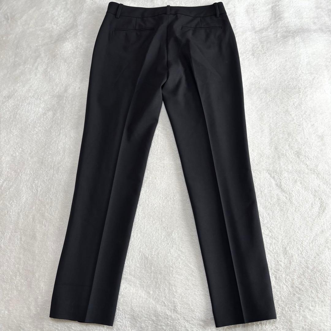 美品 theory セオリー スーツ ノーカラー パンツ 黒 3点セット S