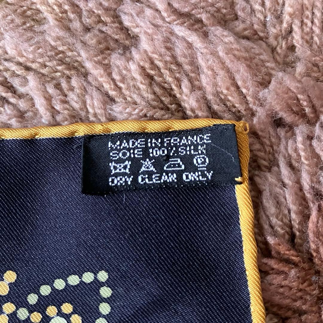 美品　エルメス　HERMES スカーフ　90 カレ生命の木　 シルク　フランス