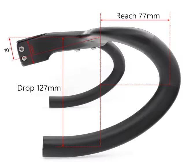 カーボンドロップハンドル