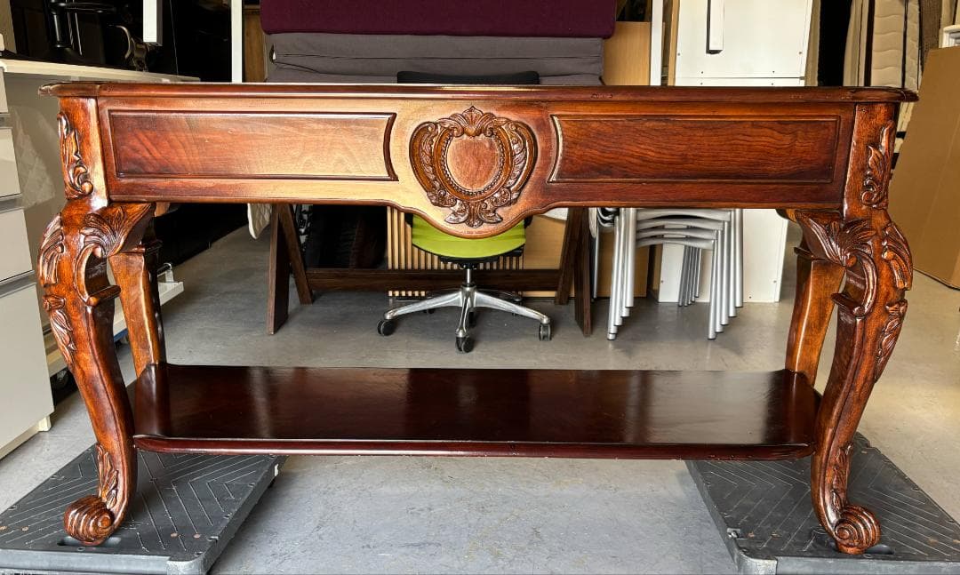 ヨーロッパ系 アンティーク 大型コンソール、サイドテーブル幅153cm Used