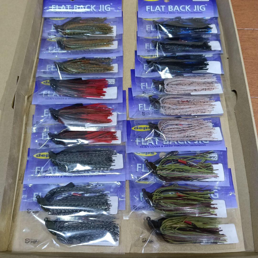 新品18個セット●デプス フラットバックジグ●3/8オンス シリコンラバーモデル