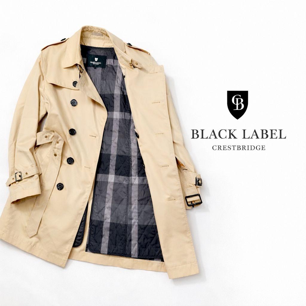ブラックレーベル トレンチコート L ライナー付 ベージュ