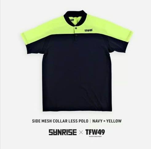 メンズウェア SANRISE x TFW49 COLLAR LESS POLO