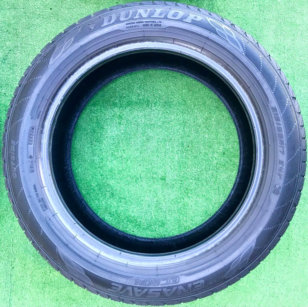 215/55 R17 DUNLOP ENASAVE ラジアルタイヤ2024年