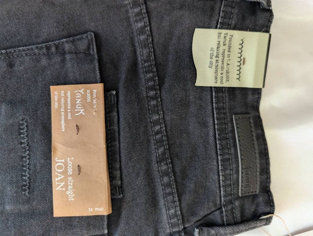 YANUK ヤヌーク joan ルーズストレート 26 OBK