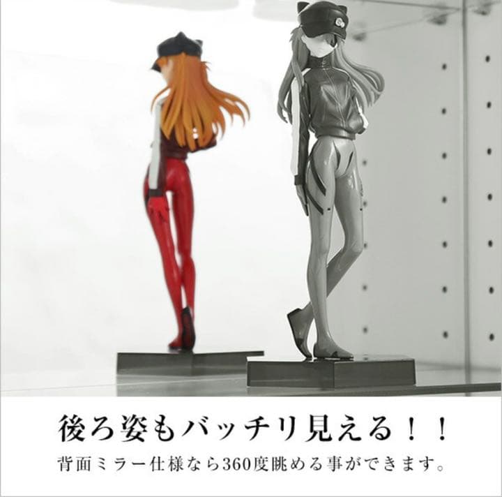 ガラスショーケース　コレクションケース　飾り棚　フィギュア　ガラス棚　　シェルフ