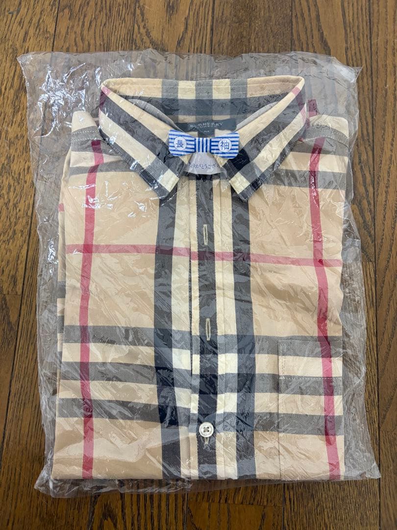 BURBERRY LONDON チェック柄 長袖シャツ